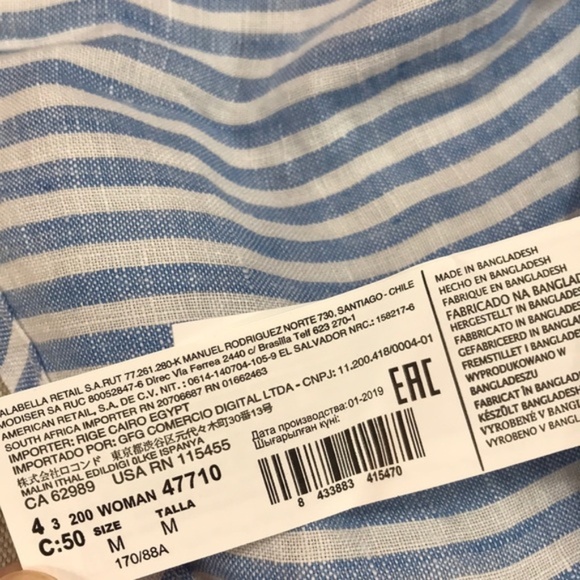 Mango Linen Blouse - Picture 6 of 8